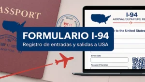 Formulario I-94 Registro de entradas y salidas