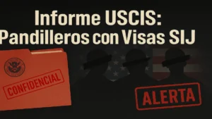 Informe USCIS sobre pandilleros con visas SIJ